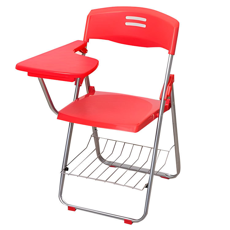 デスクチェア 会議チェア 折りたたみチェア 研修会 収納スペース メモ台 省スペース 安定性 ブブラック シンプル BGY-N020