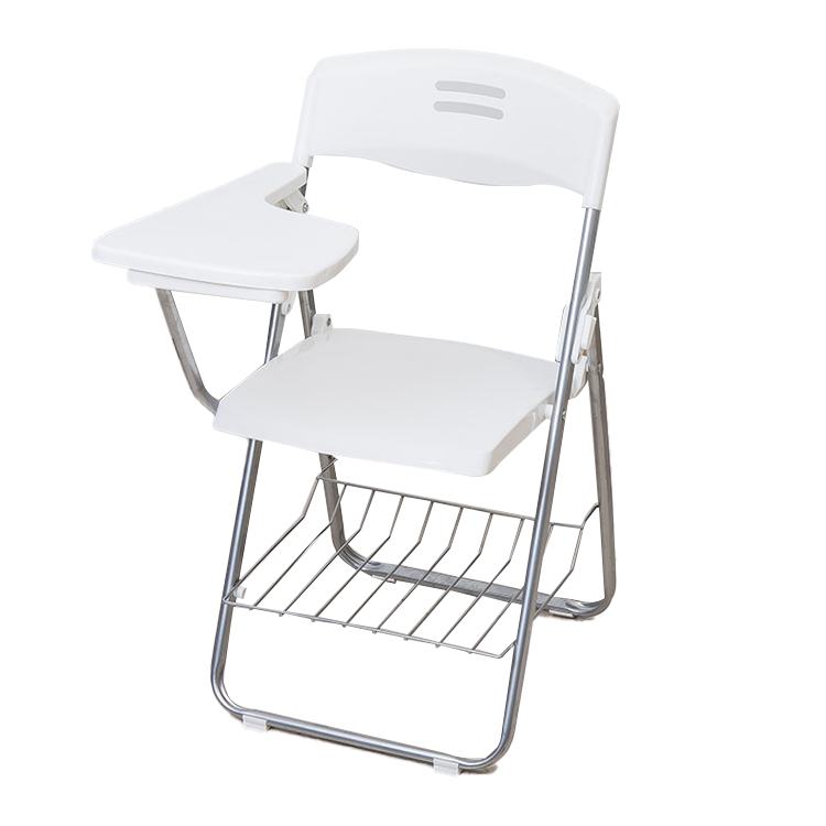 デスクチェア 会議チェア 折りたたみチェア 研修会 収納スペース メモ台 省スペース 安定性 ブブラック シンプル BGY-N020