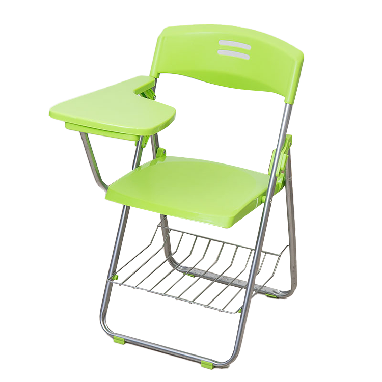 デスクチェア 会議チェア 折りたたみチェア 研修会 収納スペース メモ台 省スペース 安定性 ブブラック シンプル BGY-N020