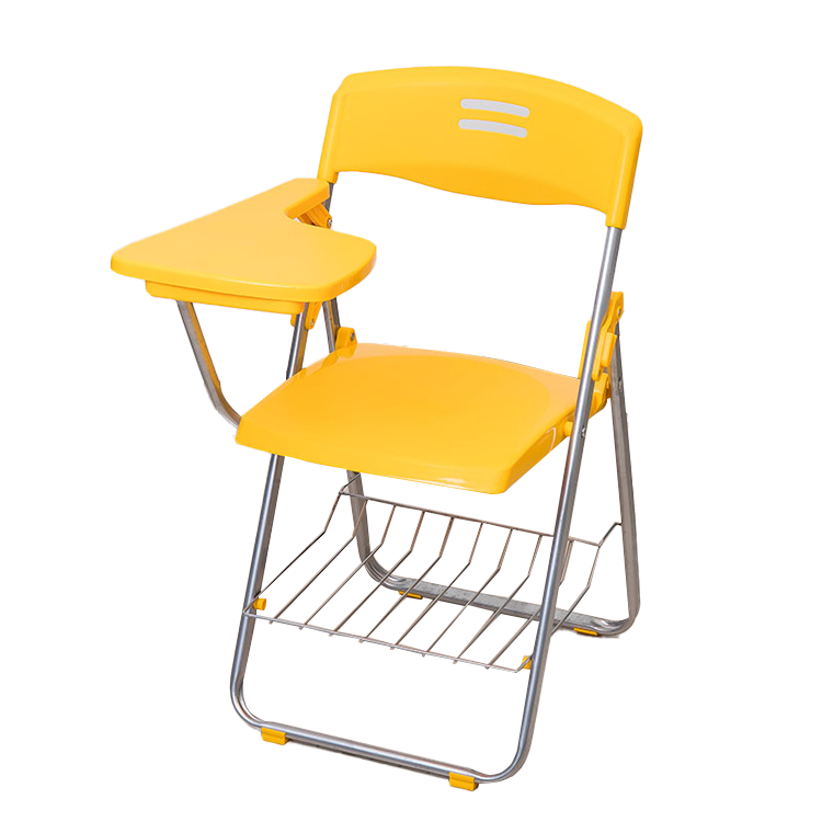 デスクチェア 会議チェア 折りたたみチェア 研修会 収納スペース メモ台 省スペース 安定性 ブブラック シンプル BGY-N020