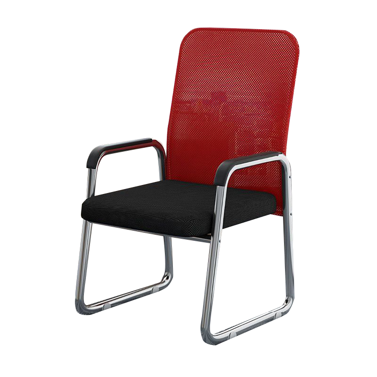 デスクチェア オフィスチェア ワークチェア 事務用 ループ脚 メッシュ生地 通気性 高品質 ブラック カスタマイズ可能 BGY-N021