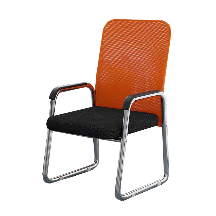 デスクチェア オフィスチェア ワークチェア 事務用 ループ脚 メッシュ生地 通気性 高品質 ブラック カスタマイズ可能 BGY-N021