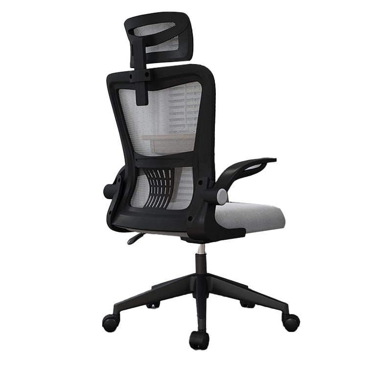 オフィスチェア パソコンチェア 昇降回転式 人間工学 メッシュ リクライニング ヘッドレスト ブラック カスタマイズ可能 BGY-N023