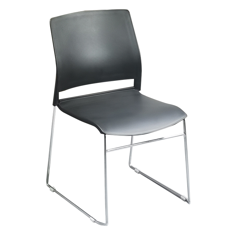 事務椅子 デスクチェア ミーティングチェア 会議用 研修会 重ねて収納可能 省スペース メッシュ生地 おしゃれ ホワイト BGY-N026