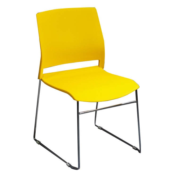 事務椅子 デスクチェア ミーティングチェア 会議用 研修会 重ねて収納可能 省スペース メッシュ生地 おしゃれ ホワイト BGY-N026