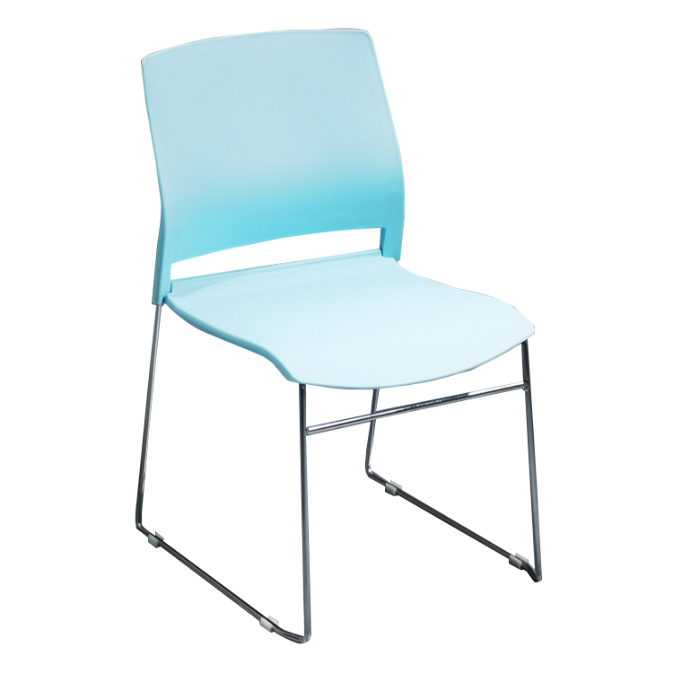 事務椅子 デスクチェア ミーティングチェア 会議用 研修会 重ねて収納可能 省スペース メッシュ生地 おしゃれ ホワイト BGY-N026