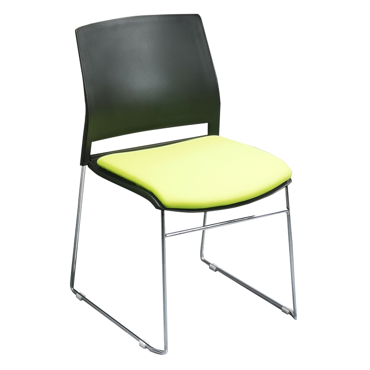 事務椅子 デスクチェア ミーティングチェア 会議用 研修会 重ねて収納可能 省スペース メッシュ生地 おしゃれ ホワイト BGY-N026