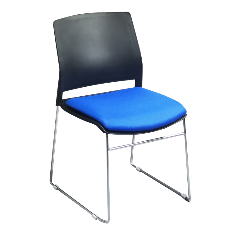 事務椅子 デスクチェア ミーティングチェア 会議用 研修会 重ねて収納可能 省スペース メッシュ生地 おしゃれ ホワイト BGY-N026