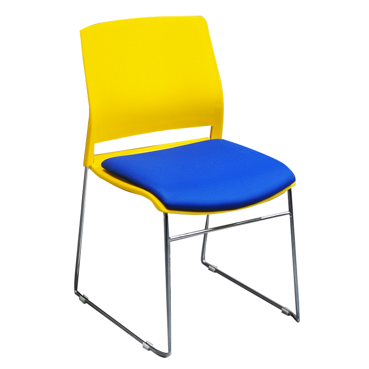 事務椅子 デスクチェア ミーティングチェア 会議用 研修会 重ねて収納可能 省スペース メッシュ生地 おしゃれ ホワイト BGY-N026