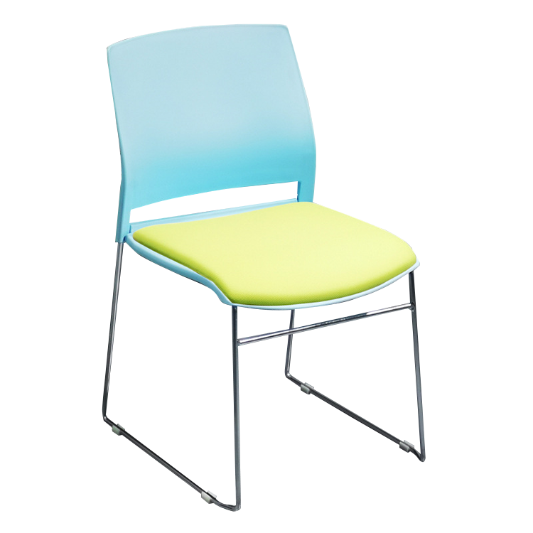 事務椅子 デスクチェア ミーティングチェア 会議用 研修会 重ねて収納可能 省スペース メッシュ生地 おしゃれ ホワイト BGY-N026