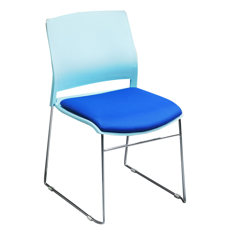 事務椅子 デスクチェア ミーティングチェア 会議用 研修会 重ねて収納可能 省スペース メッシュ生地 おしゃれ ホワイト BGY-N026