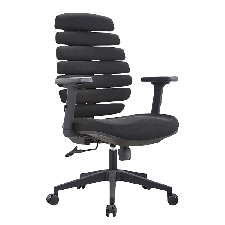 オフィスチェア 事務椅子 作業椅子 アームレスト フィット感 人間工学 デザイン性 通気性 柔らか 洗練 モダン ブラック BGY-N040