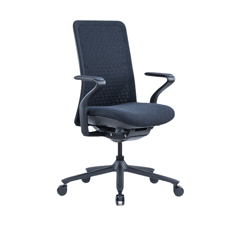 ワーキングチェア オフィスチェア 事務椅子 作業用 人間工学 PUキャスター ヘッドレスト ブラック カスタマイズ可能 BGY-N051