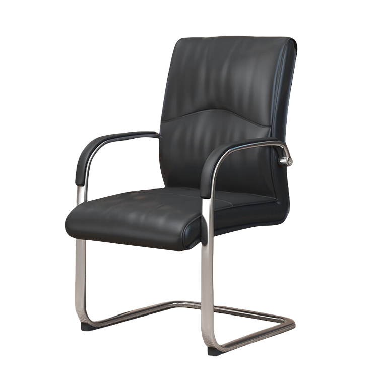 ワーキングチェア オフィスチェア 事務椅子 人間工学 スチール脚 キャップ付き 通気性 シンプル 高級感 ブラック BGY-N055