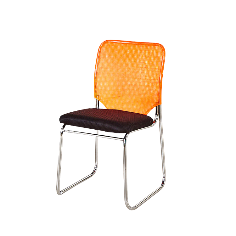 デスクチェア 事務椅子 会議椅子 省スペース メッシュ生地 重ね可能 スタッキング 通気性 シンプル 上質 ブラック BGY-N056