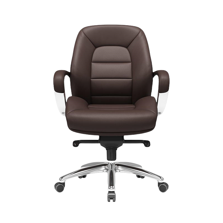 デスクチェア ワーキングチェア オフィスチェア 本革 事務用 人間工学 高級感 上質 ダークブラウン カスタマイズ可能 BGY-N059