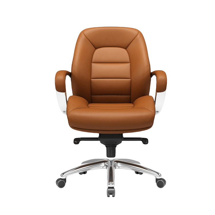 デスクチェア ワーキングチェア オフィスチェア 本革 事務用 人間工学 高級感 上質 ダークブラウン カスタマイズ可能 BGY-N059