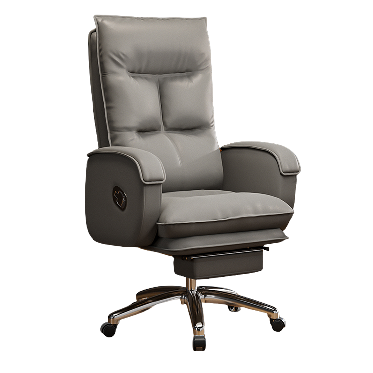 プレジデントチェア ワーキングチェア オフィスチェア ワークチェア ロッキング機能 フットレスト 高級感 ダークブラウン BGY-N061