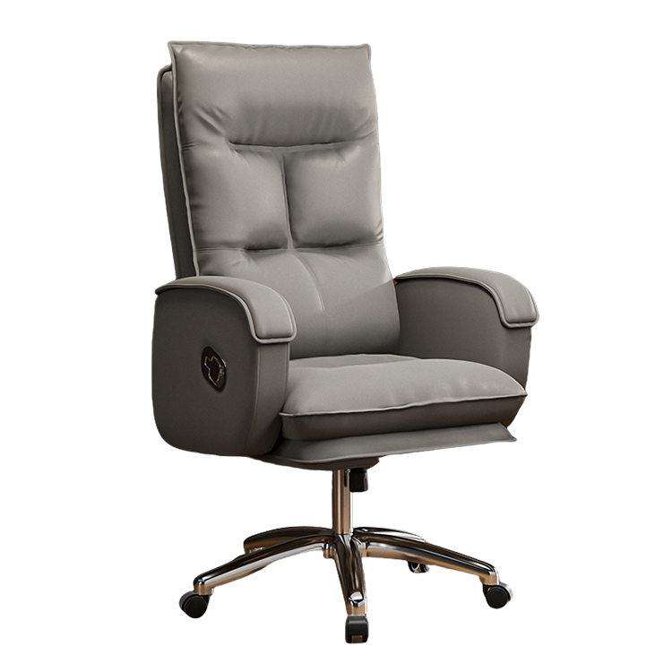 プレジデントチェア ワーキングチェア オフィスチェア ワークチェア ロッキング機能 フットレスト 高級感 ダークブラウン BGY-N061