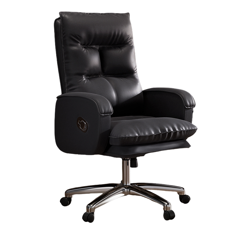 プレジデントチェア ワーキングチェア オフィスチェア ワークチェア ロッキング機能 フットレスト 高級感 ダークブラウン BGY-N061