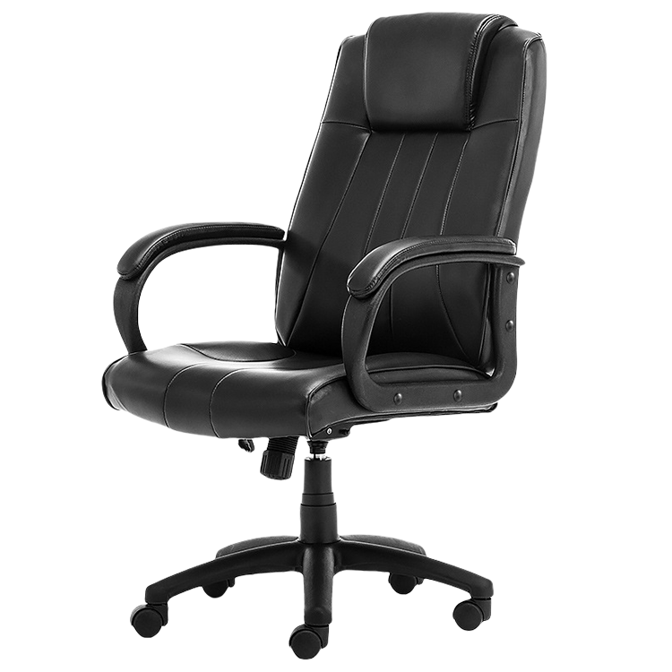 ワークチェア オフィスチェア パソコンチェア デスクチェア ロッキング ヘッドレスト 柔軟性 静音 おしゃれ ブラック BGY-N065