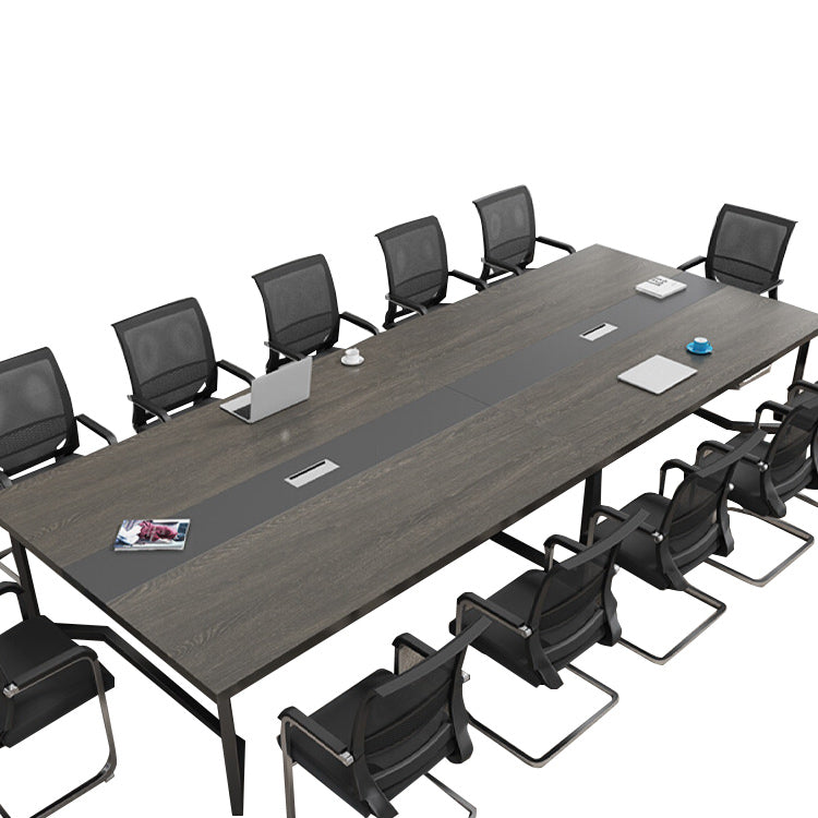 会議テーブル ミーティングテーブル テーブル 会議室用 相談用 R加工 配線ボックス シンプル カスタマイズ可能 HYZ-N016