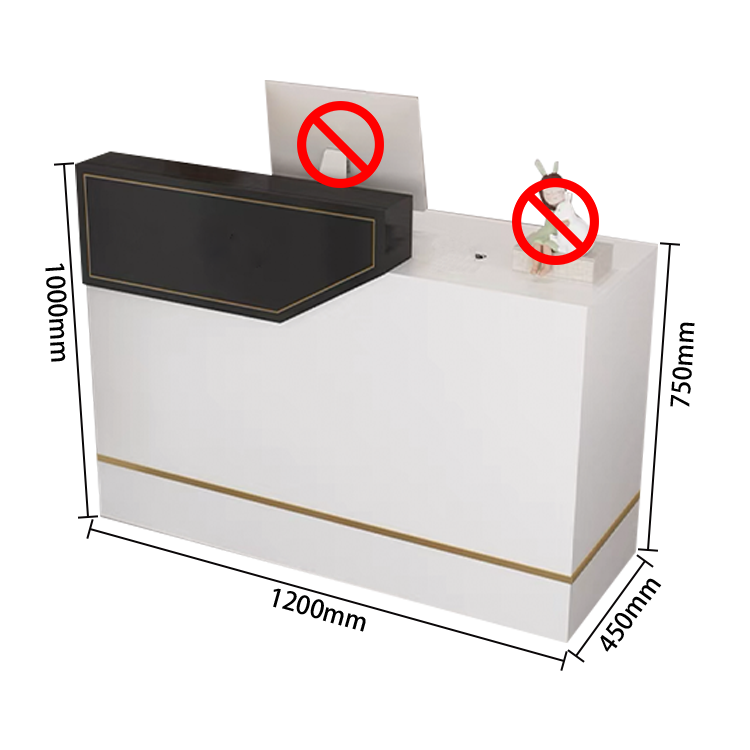 カウンター 受付カウンター フロントデスク レジカウンター 引き出し キーボードトレイ ホワイト カスタマイズ可能 JDQT-N009