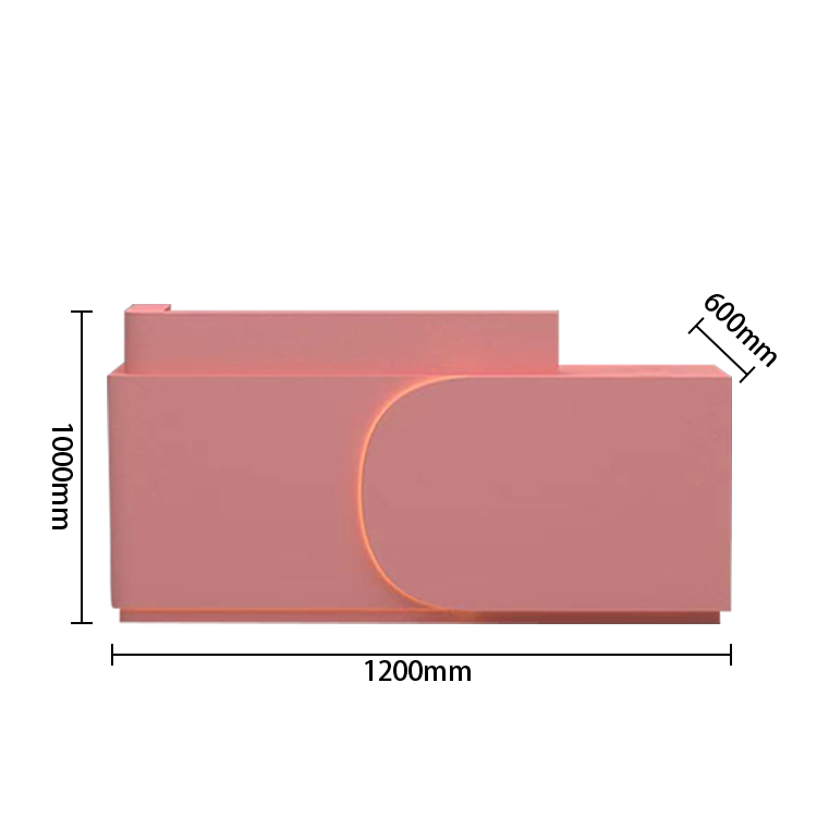 受付カウンター レジカウンター オフィス受付 サロン 広い天板 大容量収納 シンプル ホワイト カスタマイズ可能 JDQT-N024