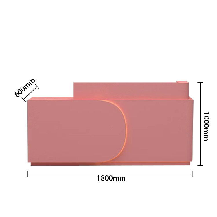 受付カウンター レジカウンター オフィス受付 サロン 広い天板 大容量収納 シンプル ホワイト カスタマイズ可能 JDQT-N024