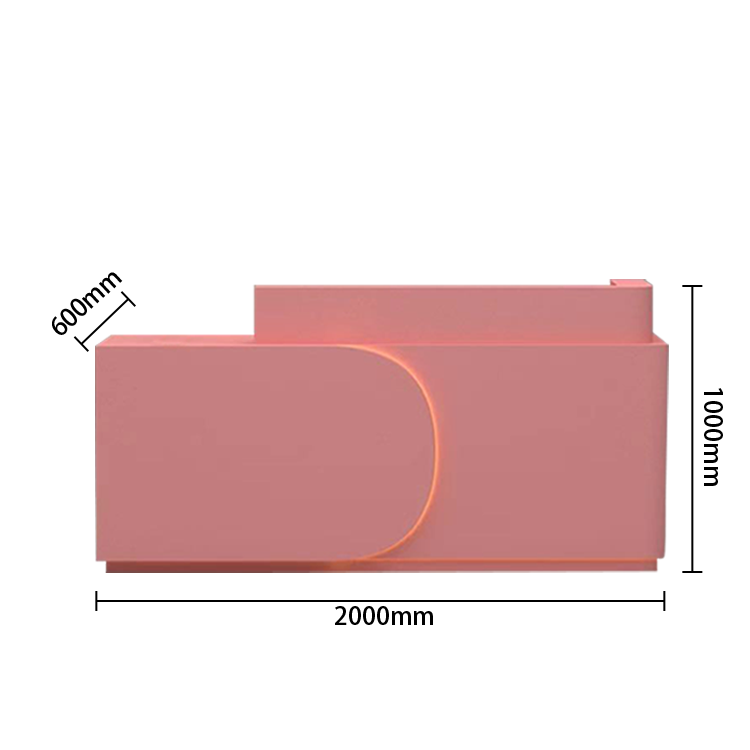 受付カウンター レジカウンター オフィス受付 サロン 広い天板 大容量収納 シンプル ホワイト カスタマイズ可能 JDQT-N024