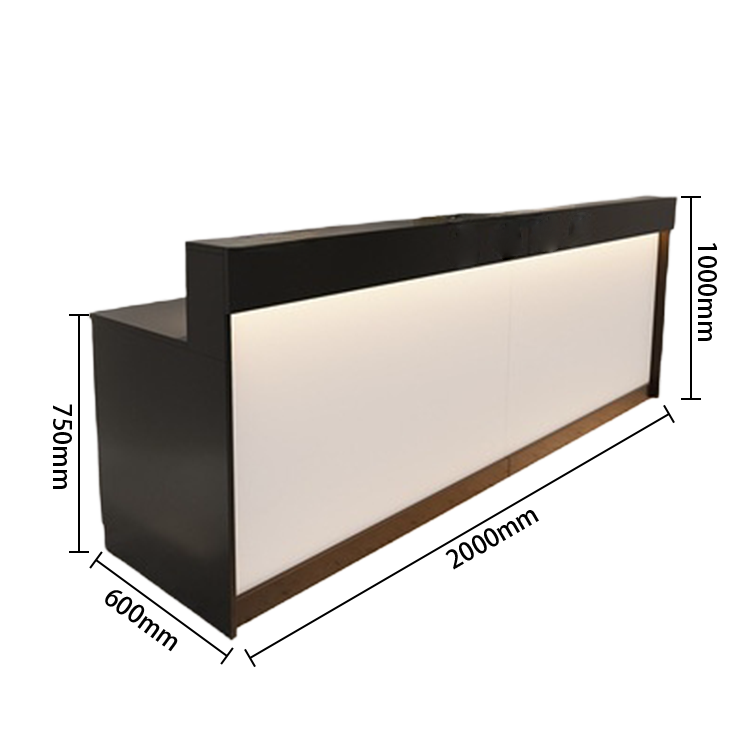 受付カウンター レジカウンター フロント 受付台 サロン 喫茶店 大容量収納 おしゃれ ナチュラル カスタマイズ可能 JDQT-N025