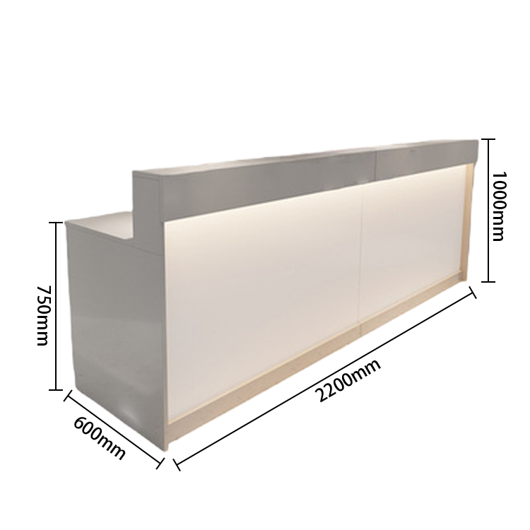 受付カウンター レジカウンター フロント 受付台 サロン 喫茶店 大容量収納 おしゃれ ナチュラル カスタマイズ可能 JDQT-N025