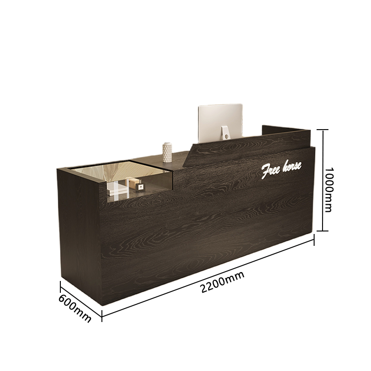 受付カウンター レジカウンター 店舗用 鍵ロック 大容量収納 耐久性 おしゃれ シンプル ナチュラル カスタマイズ可能 JDQT-N032