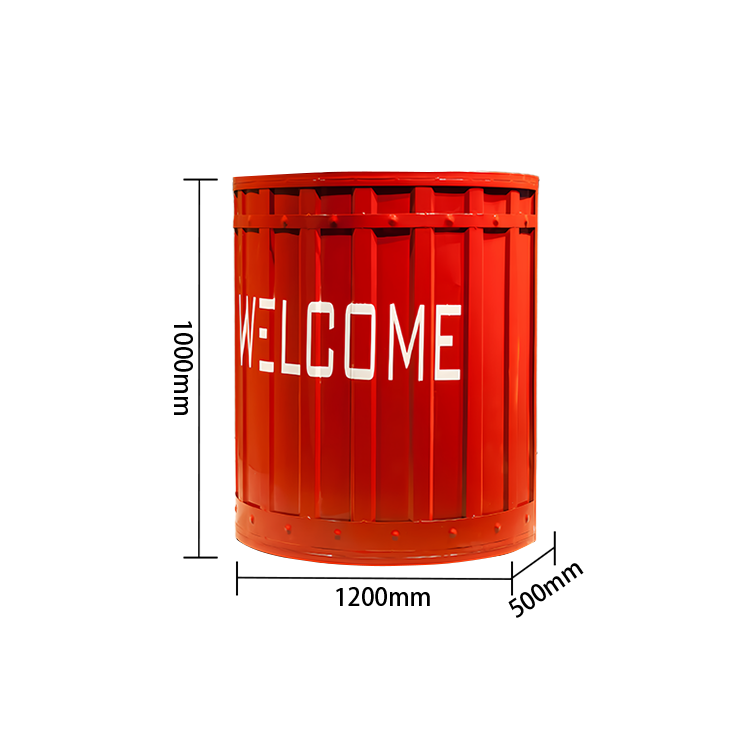 受付カウンター 円弧型受付カウンター 半円型 バー 店舗用 鍵ロック 大容量収納 工業風 ホワイト カスタマイズ可能 JDQT-N053