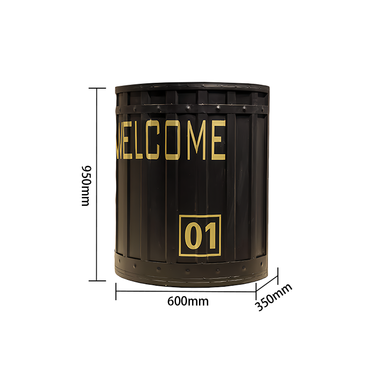 受付カウンター 円弧型受付カウンター 半円型 バー 店舗用 鍵ロック 大容量収納 工業風 ホワイト カスタマイズ可能 JDQT-N053