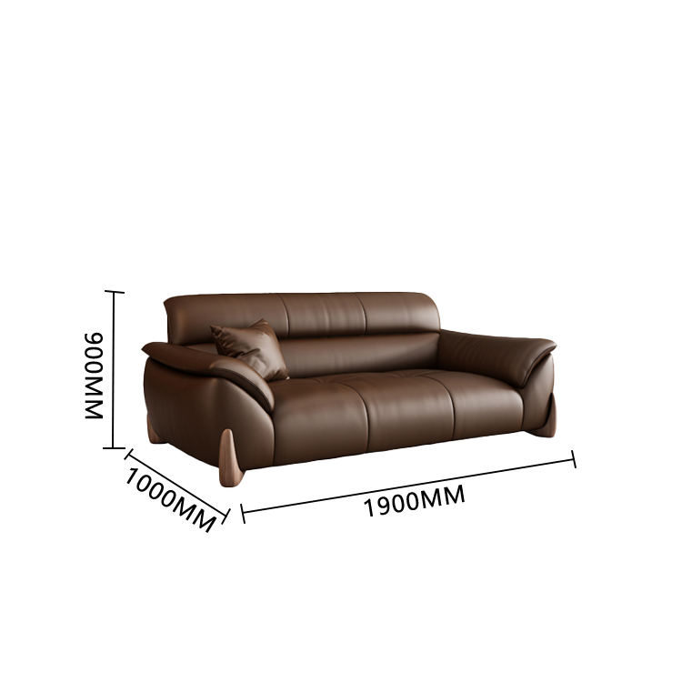 応接セット レザーソファー オフィスソファー 受付ソファー 1人掛け 3人掛け 無垢材 柔軟性 ブラウン カスタマイズ可能 JDSF-N006