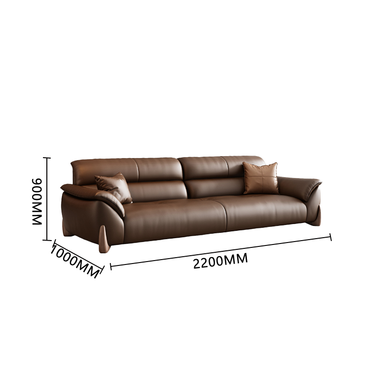 応接セット レザーソファー オフィスソファー 受付ソファー 1人掛け 3人掛け 無垢材 柔軟性 ブラウン カスタマイズ可能 JDSF-N006
