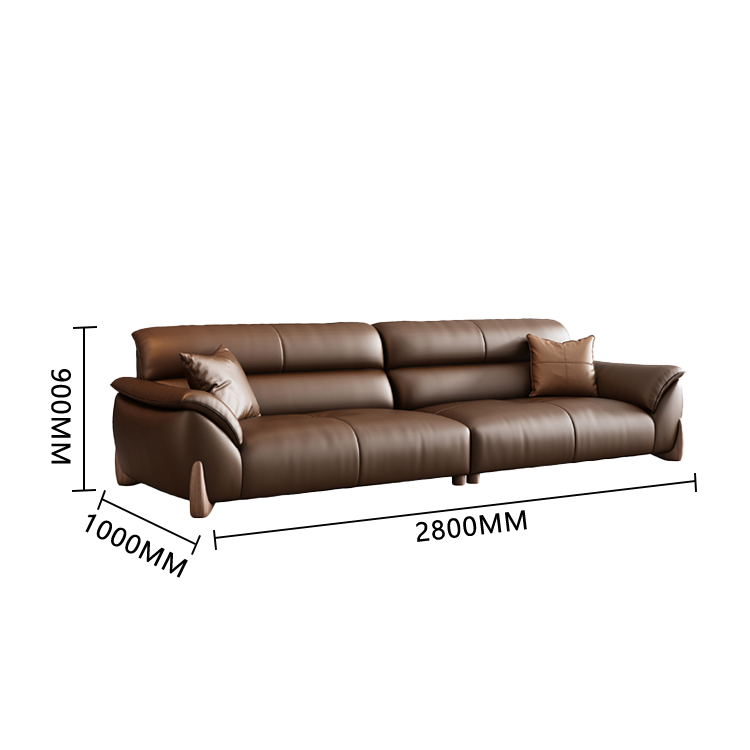 応接セット レザーソファー オフィスソファー 受付ソファー 1人掛け 3人掛け 無垢材 柔軟性 ブラウン カスタマイズ可能 JDSF-N006