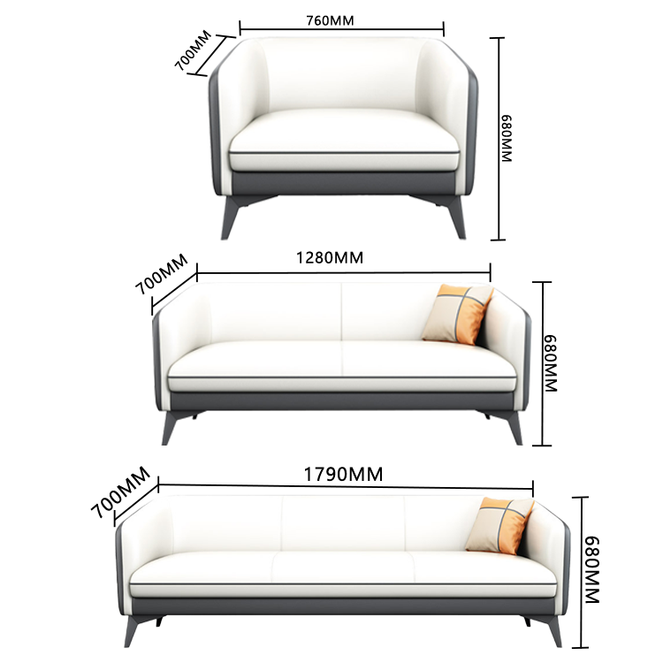 ソファ キッズソファー リビングソファ 応接セット ワンルーム ダイニングソファ 1人掛け 2人掛け 3人掛け 応接用 合皮 ソフトレザー 人間工学デザイン 柔軟性 シンプル スタイリッシュ グレー カスタマイズ可能 JDSF-N014