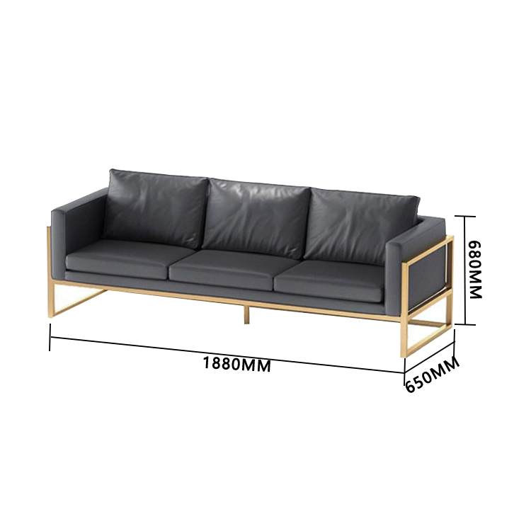 応接セット 応接ソファ オフィスソファー 1人掛け 3人掛け 相談用 ローテーブル 焼付塗装 ブラック カスタマイズ可能 JDSF-N015