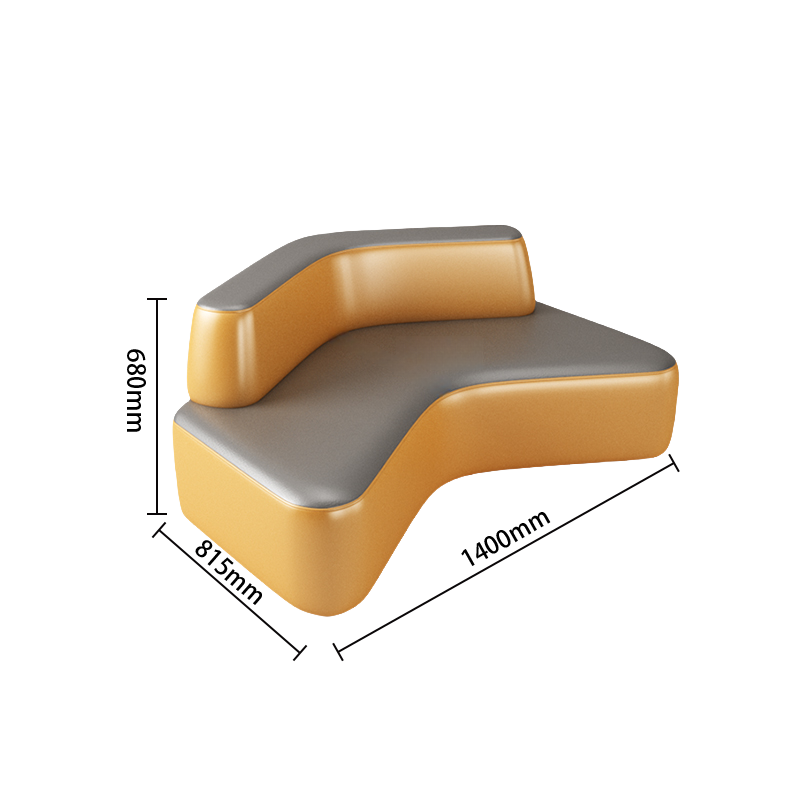 モジュール式ソファ ソファセット 商談ソファセット 美容院 ロビー用 多人数 レイアウト モダン グレー カスタマイズ可能 JDSF-N036