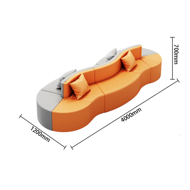 ベンチソファー モジュール式ソファ ソファセット 美容院 ロビー用 多人数 パイン材フレーム モダン カスタマイズ可能 JDSF-N037