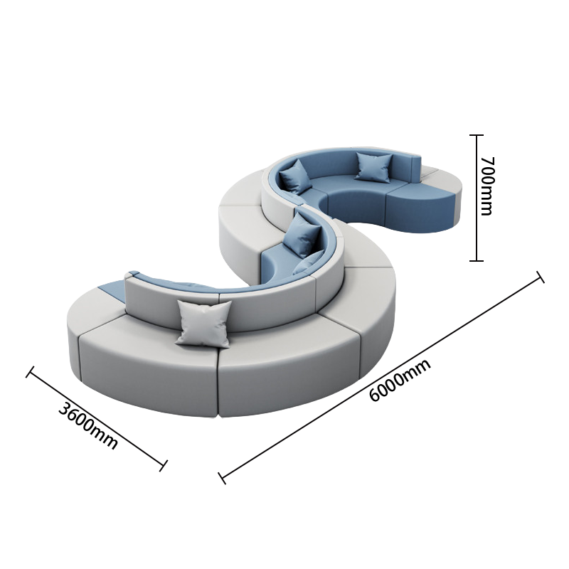 ベンチソファー モジュール式ソファ ソファセット 美容院 ロビー用 多人数 パイン材フレーム モダン カスタマイズ可能 JDSF-N037