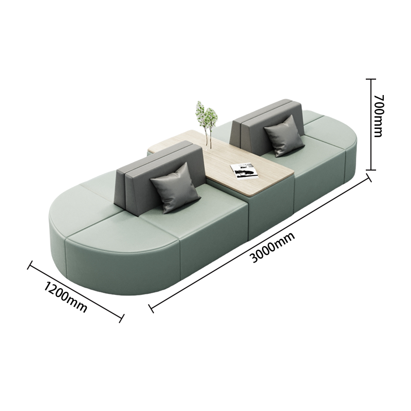 ベンチソファー モジュール式ソファ ソファセット 美容院 ロビー用 多人数 パイン材フレーム モダン カスタマイズ可能 JDSF-N037