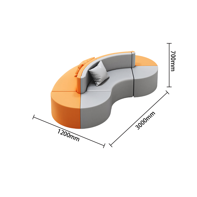 ベンチソファー モジュール式ソファ ソファセット 美容院 ロビー用 多人数 パイン材フレーム モダン カスタマイズ可能 JDSF-N037