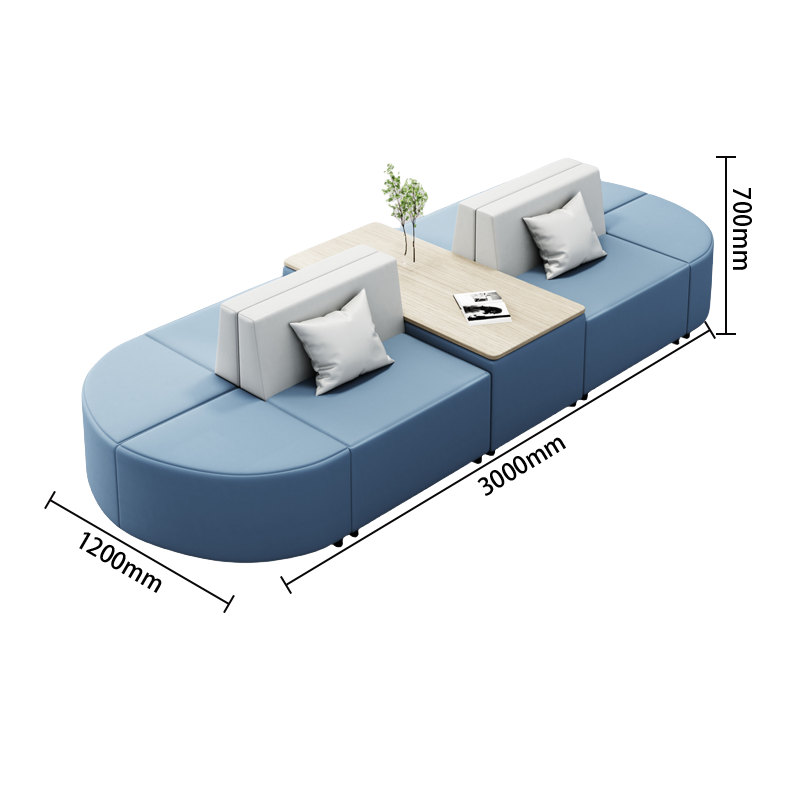 ベンチソファー モジュール式ソファ ソファセット 美容院 ロビー用 多人数 パイン材フレーム モダン カスタマイズ可能 JDSF-N037