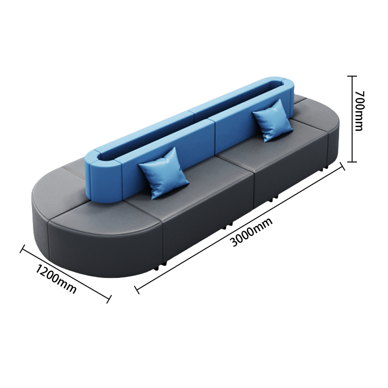 ベンチソファー モジュール式ソファ ソファセット 美容院 ロビー用 多人数 パイン材フレーム モダン カスタマイズ可能 JDSF-N037