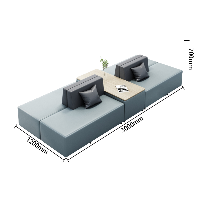 ベンチソファー モジュール式ソファ ソファセット 美容院 ロビー用 多人数 パイン材フレーム モダン カスタマイズ可能 JDSF-N037