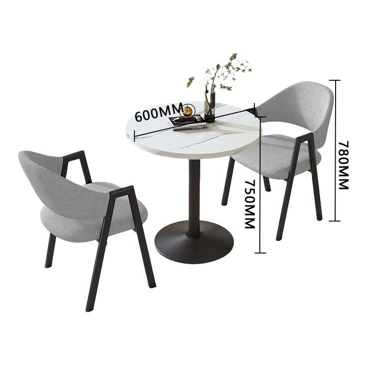 応接セット 丸テーブル 相談用チェア 喫茶店 北欧風 上質 安定性 デザイン性 モダン ナチュラル カスタマイズ可能 JDZH-N005