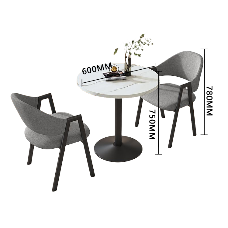 応接セット 丸テーブル 相談用チェア 喫茶店 北欧風 上質 安定性 デザイン性 モダン ナチュラル カスタマイズ可能 JDZH-N005